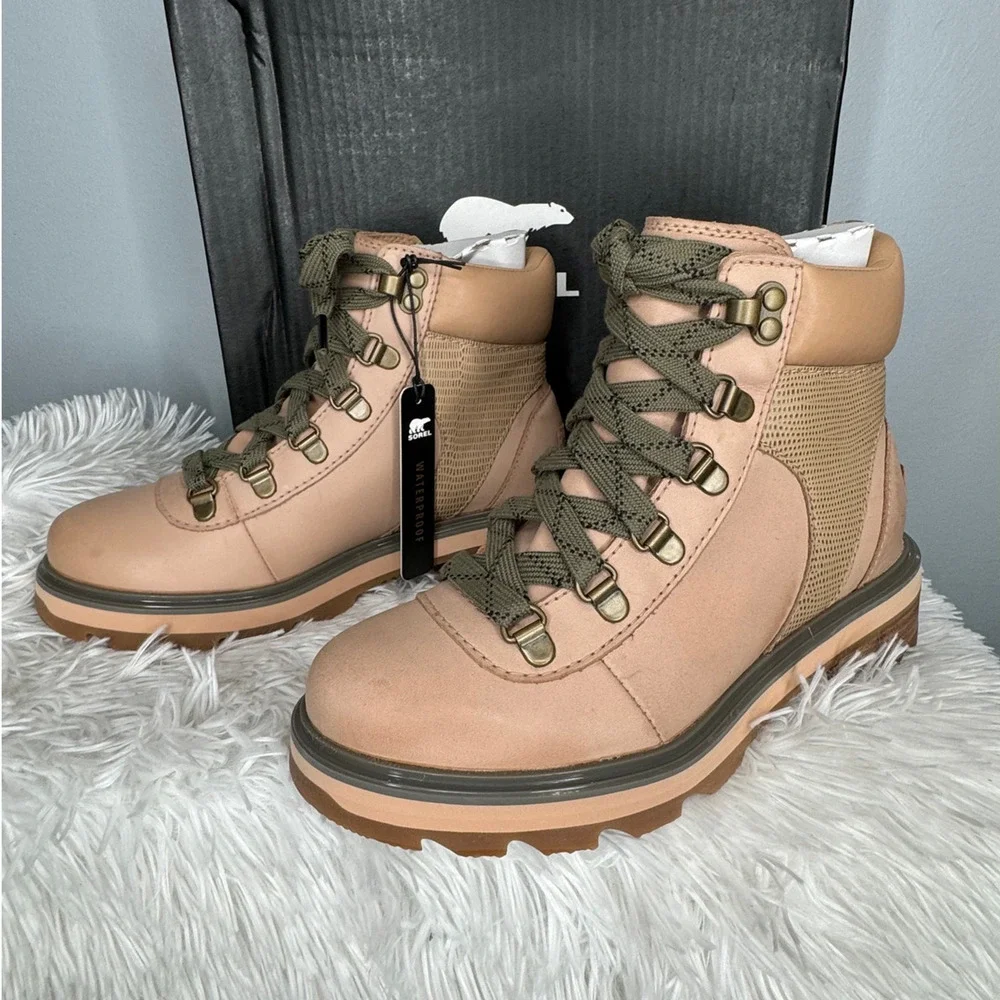SOREL Lennox Hiker Boot Size 5 Camel NEW